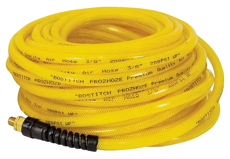 Bostitch Pro-1450 50-Foot Lightweight Polyurethane Air Hose – 1/4" Od, 300 Psi, Yellow 1
