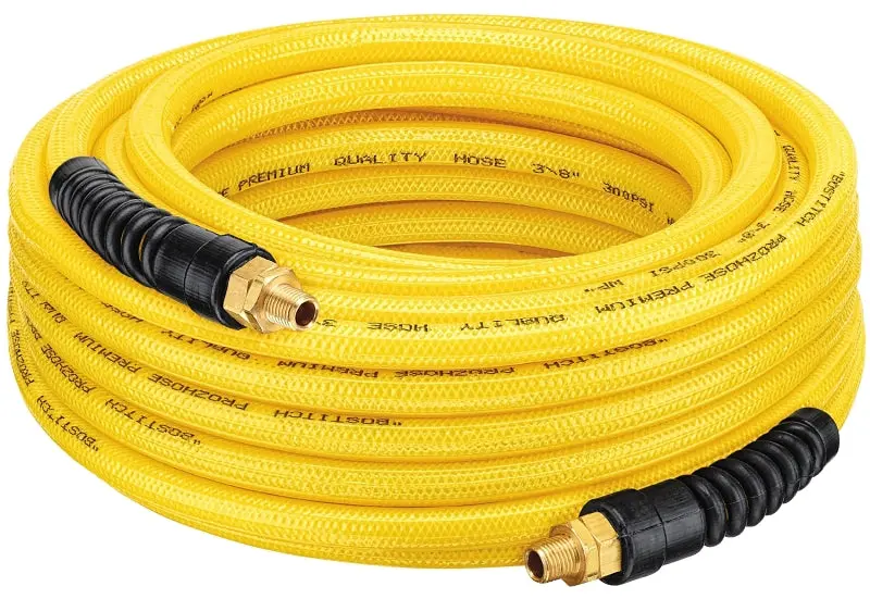 Bostitch Pro-3850 Heavy-Duty 50-Foot Polyurethane Air Hose – 3/8" Od, 300 Psi, Yellow 1
