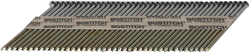 Bostitch Pt-12D131Gfh2 Framing Nails – 3-1/4" × 12 Gauge, Galvanized, Clipped Head, Smooth Shank 1