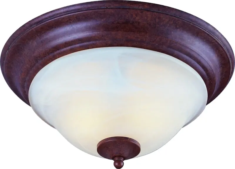 Boston Harbor Brt-Ate1012-Rb3L Two-Light Flush-Mount Ceiling Light Fixture (120V, 60W, A19/Cfl Compatible) 1