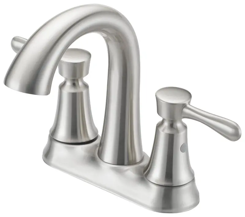 Boston Harbor F51B0035Np Brushed Nickel Lavatory Faucet – Dual-Handle, 3-Hole Mount, 1.2 Gpm Flow 1