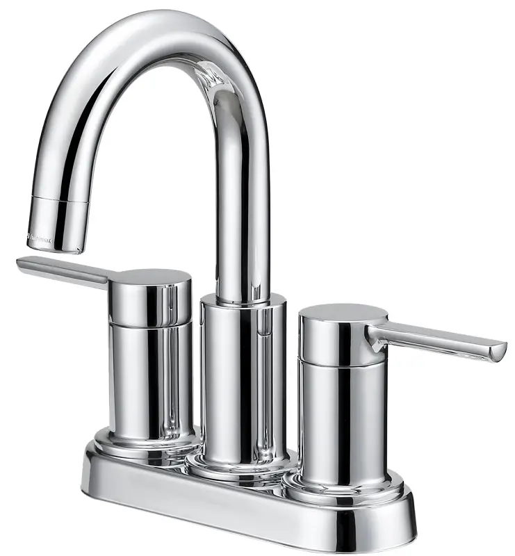 Boston Harbor Tobi22010008Cp Two-Handle Chrome Lavatory Faucet With 3-Hole Mount And 1.2 Gpm Flow Rate 1