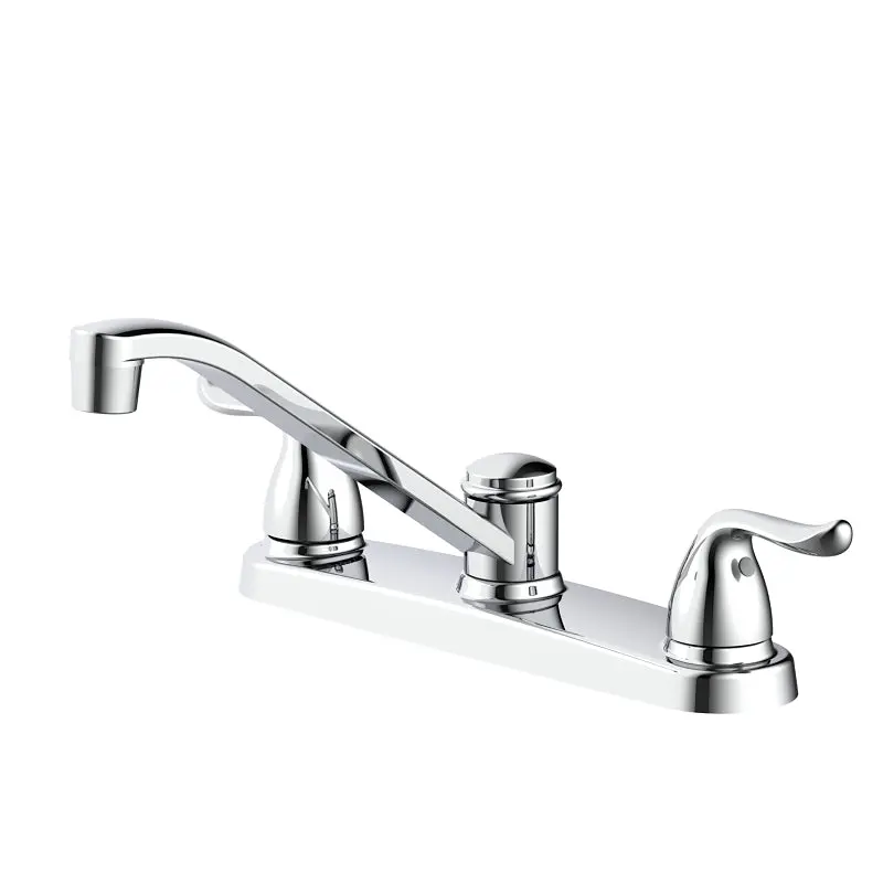 Boston Harbor Tobi22090002Cp Single-Handle Kitchen Faucet – 1.8 Gpm, Chrome Finish, Deck-Mounted, 3-Hole Installation 1