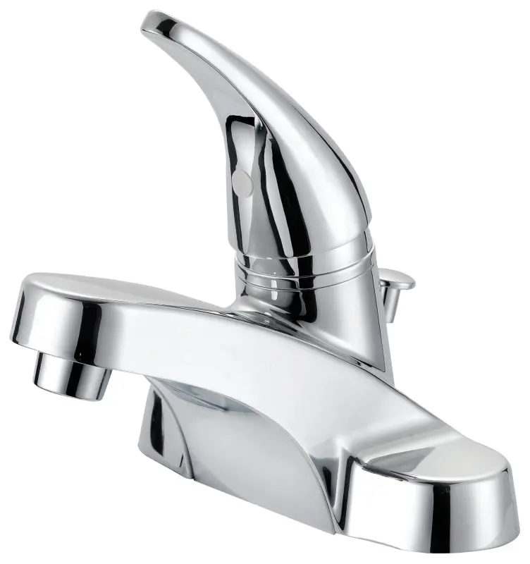 Boston Harbor Tq-F4510042Cp Chrome Lavatory Faucet – 1.2 Gpm, Single-Handle, 3-Hole Mount, Metal-Plastic Hybrid Construction 1