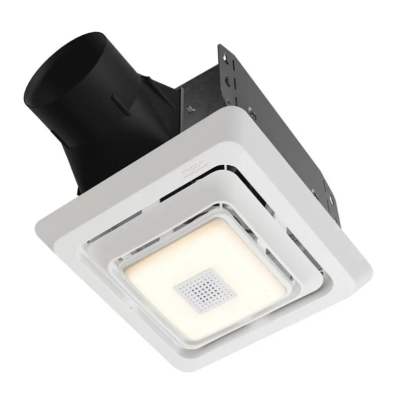 Broan Bel7A Roomside Exhaust Fan – 70 Cfm, 2-Sone Quiet Operation, Integrated Led Light, 4-Inch Duct Compatible 1