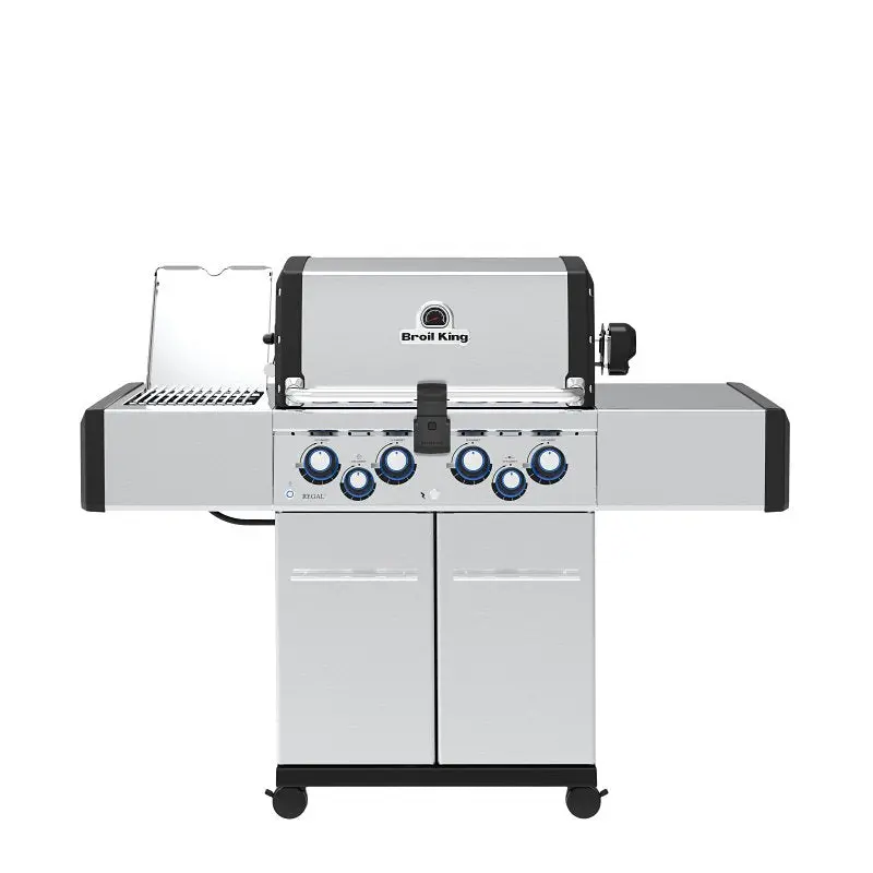 Broil King Regal S 490 Pro Natural Gas Grill – 50,000 Btu, 4-Burner, With Side Shelf 1