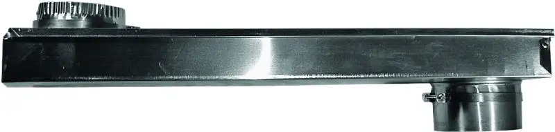 Builder'S Best Zero Periscope Dryer Vent Duct – Aluminum, Adjustable Height With Baffle 1