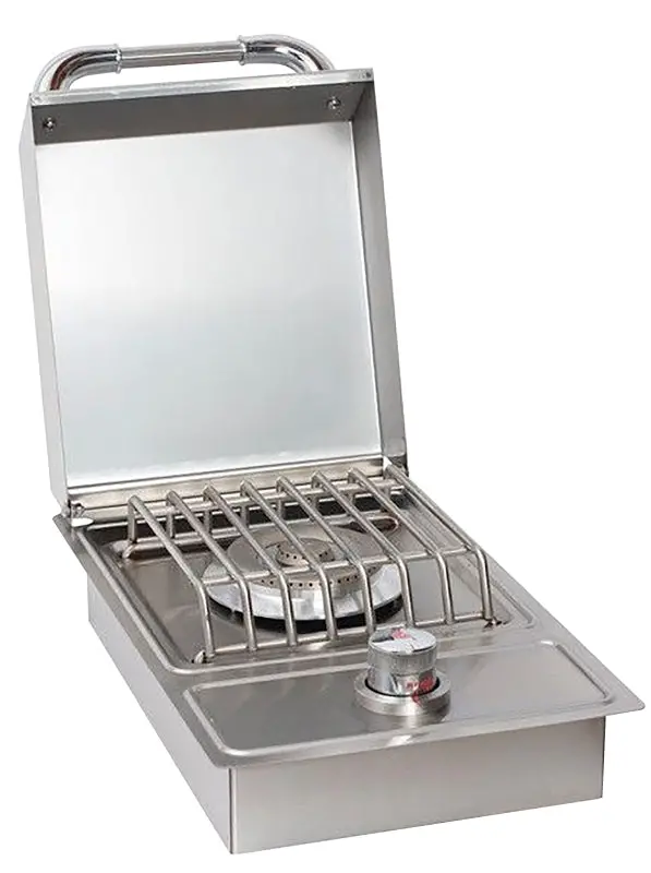 Bull 60009 Drop-In Natural Gas Side Burner – Compact 12.5" X 5.75" Footprint, Commercial-Grade Performance 1