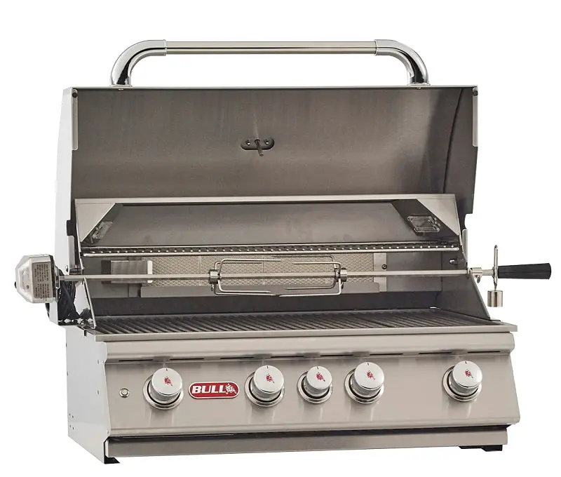 Bull Angus 47628 Lp Gas Grill Head – 75,000 Btu, 4-Burner Stainless Steel Unit With 210-Sq-In Secondary Cooking Area 1