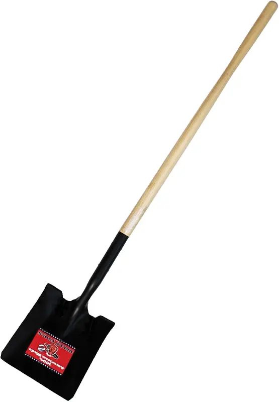 Bully Tools 52525 Square-Point Shovel – 9-Inch Steel Blade, 60-Inch Overall Length, Hardwood Handle 1
