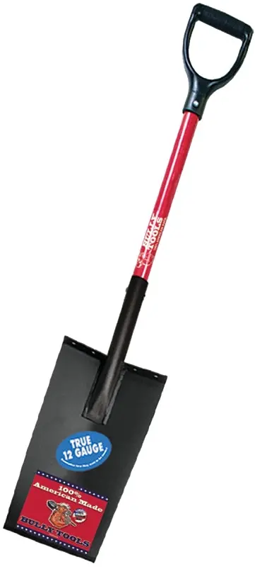 Bully Tools 82500 Edging And Planting Spade – 7.5-Inch Steel Blade With Fiberglass D-Handle 1