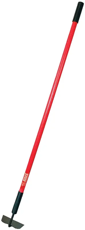 Bully Tools 92353 Heavy-Duty Garden Hoe – 6.5 In Steel Blade With Reinforced Fiberglass Handle 1