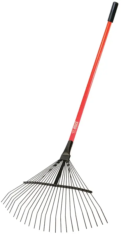 Bully Tools Steel-Tine Thatching Rake – 24-Tine, 50-Inch Fiberglass Handle 1