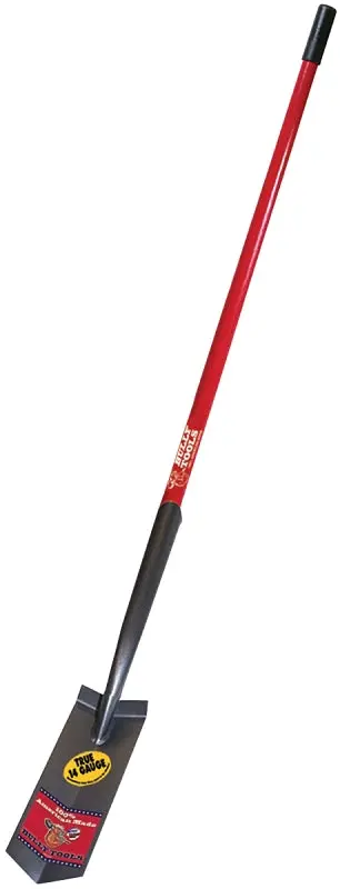 Bully Tools Trenching Shovel – 4-Inch Steel Blade, 14-Gauge, Fiberglass Long Handle For Efficient Digging 1