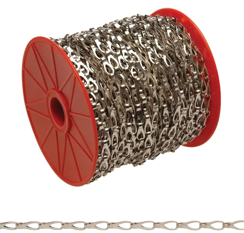 Campbell 0710227 Chrome Sash Chain – 164 Ft Length, 29 Lb Working Load Capacity 1