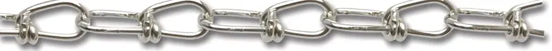Campbell #2/0 Double Loop Chain – 250-Foot Carbon Steel Link With Zinc Finish, 255-Lb Working Load 1