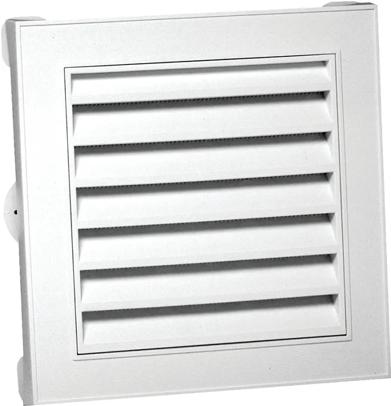 Canplas 626043-00 Gable Vent – 15.15-Inch Square Polypropylene Roof Vent, White 1