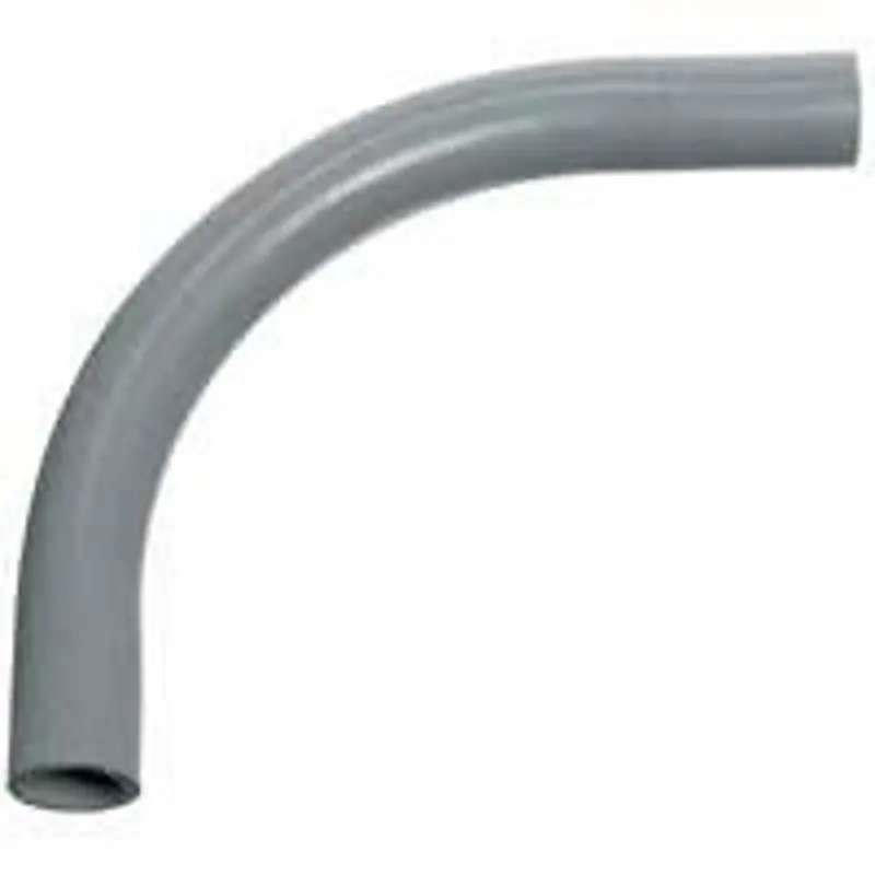 Carlon Ub9Fj Sch 80 Pvc 90° Elbow – 2 In Trade Size, 36 In Radius, Gray, Single Pack 1