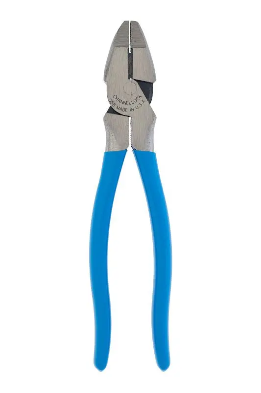 Channellock 368 Compact Lineman’S Pliers – 8.4-Inch Blue Handle With Enhanced Jaw Opening 1