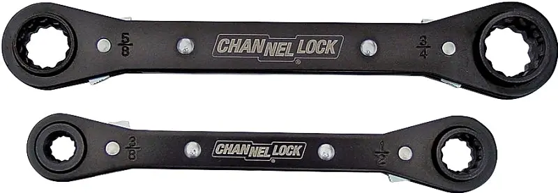 Channellock 841S Steel Adjustable Wrench Set – 2-Piece Black Sae Tool Kit 1