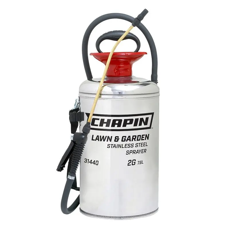 Chapin 2-Gallon Stainless Steel Compression Sprayer – Includes 42-Inch Hose For Precision Application 1