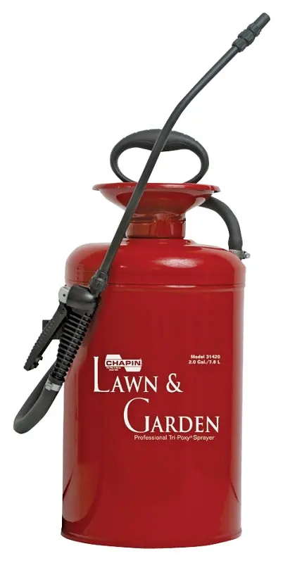 Chapin 31420 Steel Compression Sprayer – 2-Gallon Tank With 42-Inch Hose 1