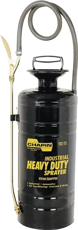 Chapin Heavy-Duty 3-Gallon Steel Tank Compression Sprayer – 36-Inch Hose, Model 1352 1