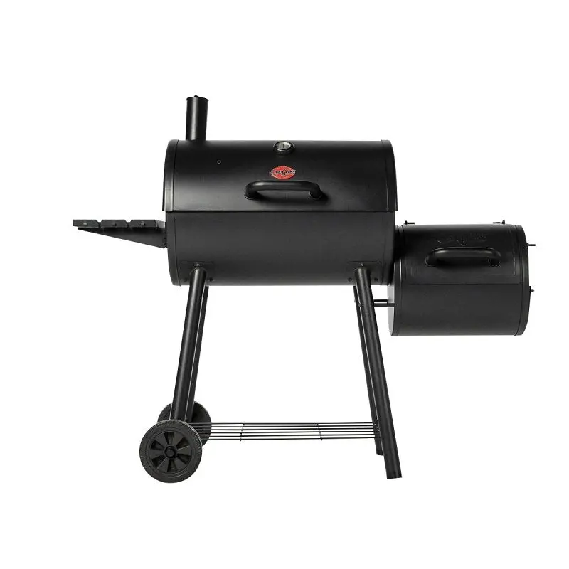 Char-Griller Smokin' Pro Cg30044223 Offset Charcoal Smoker & Grill – Steel Construction, Black Finish 1