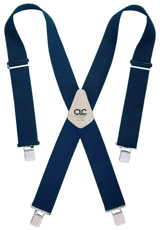 Clc Tool Works H110Bu Blue Work Suspender – Adjustable Heavy-Duty Support Harness 1