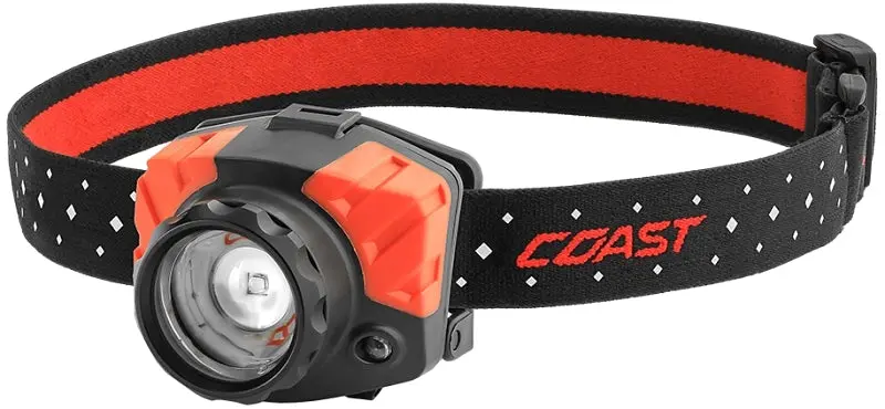 Coast Fl85 Led Headlamp – 615 Lumens, 600-Foot Beam, 135-Minute Runtime, Alkaline Powered 1