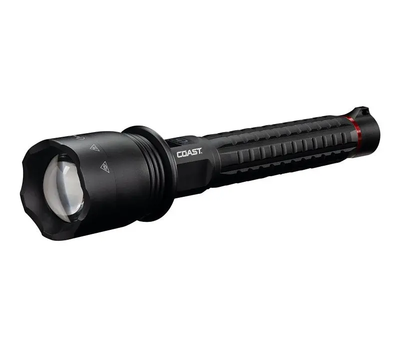 Coast Xp40R Rechargeable Dual-Power Flashlight – Flood Beam, 15H Low / 7H Medium / 3H High / 36H Moon Glow 1