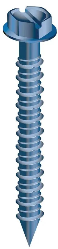 Cobra Anchors 674T Hex Socket-Drive Screws – 3/16-Inch Thread, 3-1/4-Inch Length, Fluorocarbon-Coated Steel, 100-Pack 1