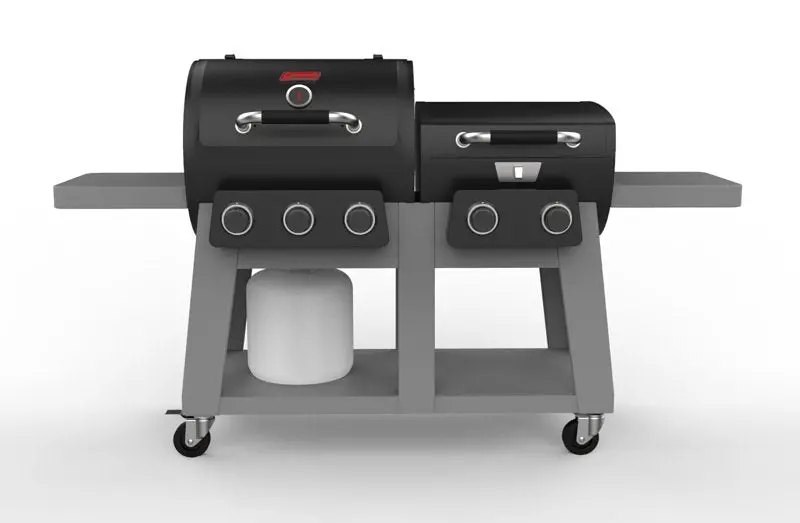 Coleman Co-800Bg 5-Burner Gas Grill And Griddle Combo – Outdoor Cooking Station 1