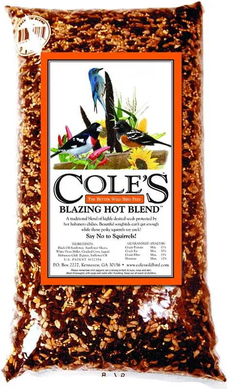 Cole’S Blazing Hot Bird Seed Blend – 20-Pound Bag For Wild Birds 1