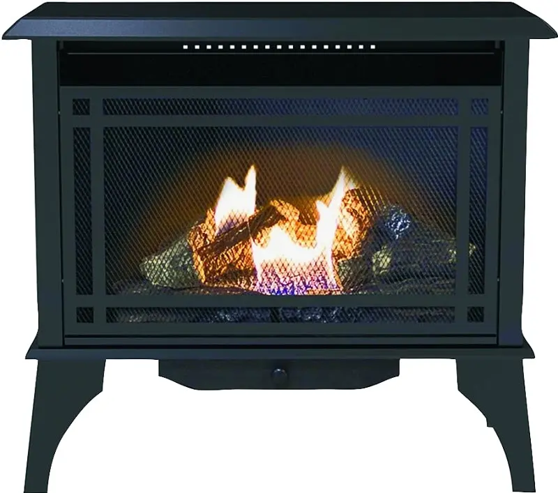 Comfort Glow Gsd2846 Vent-Free Gas Stove – 28.25-Inch Wide, 30,000 Btu, Dual-Fuel (Natural Gas/Propane) 1