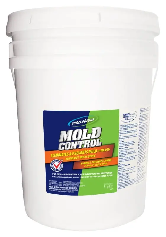 Concrobium Mold Control Liquid Treatment – 5-Gallon Odorless, Clear Solution For Mold Prevention And Remediation 1