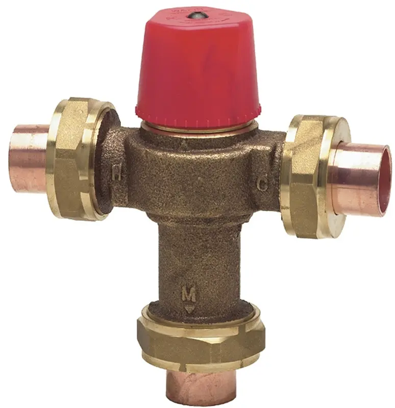 Copper-Silicon Temperature Control Valve – 3/4 In Thread, Watts Lf1170M2-Ut For Water Heating Systems 1