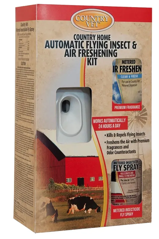 Country Vet Fresh Cotton Flying Insect Repellent & Air Freshener Kit 1