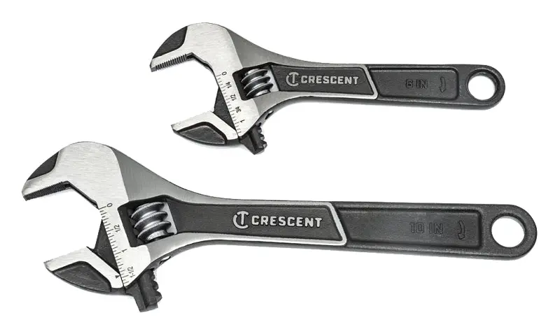 Crescent Atwj2610Vs Alloy Steel Wrench Set – Two-Piece, Black Phosphate Coated 1