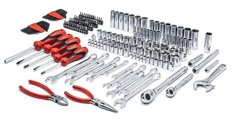 Crescent Ctk180 Professional Mechanic’S Tool Set – 180-Piece Chrome-Alloy Collection In Rolling Case 1