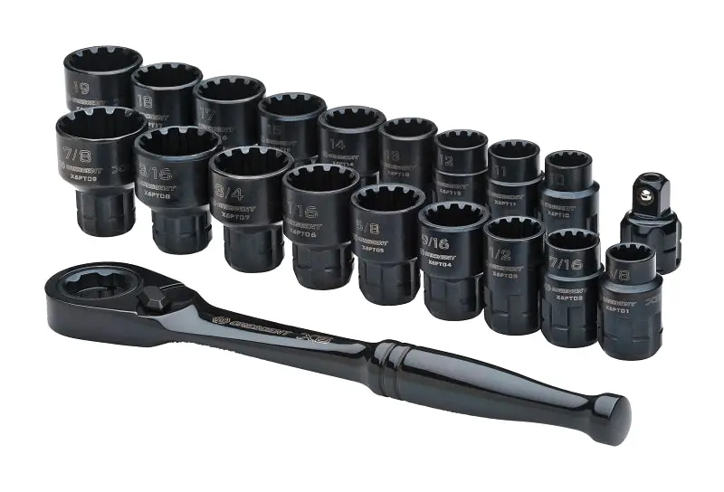 Crescent Cx6Pt25 3/8" Drive Black Socket Set 1