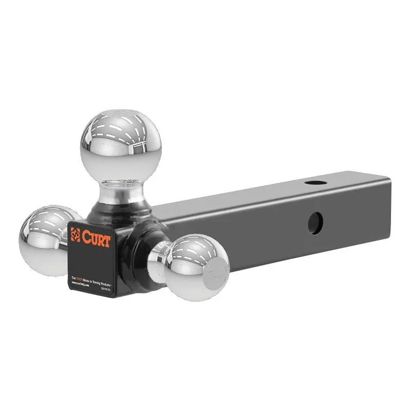 Curt 45001 Adjustable Ball Mount – 8.5-Inch Length, Supports 1-7/8", 2", And 2-5/16" Hitch Balls 1