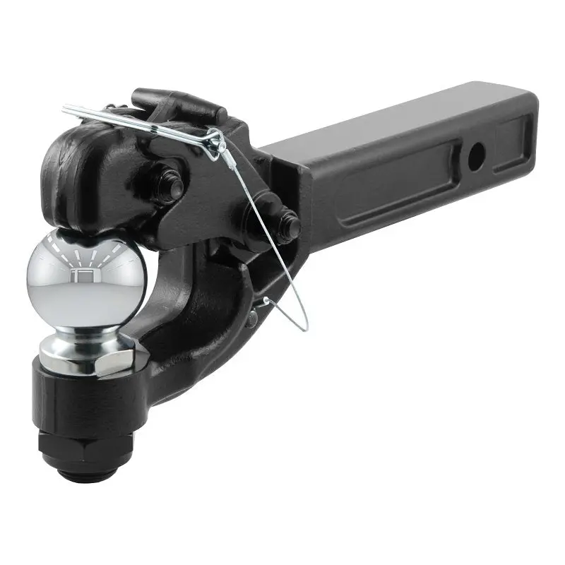 Curt Receiver-Mount Ball And Pintle Combo Hitch (48006) – Carbide Powder-Coated Steel For Heavy-Duty Towing 1