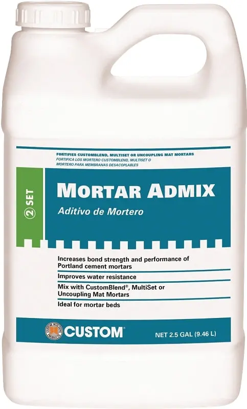 Custom Ama2 Liquid Thin-Set Admix – 2.5-Gallon Container For Tile And Stone Mortar 1