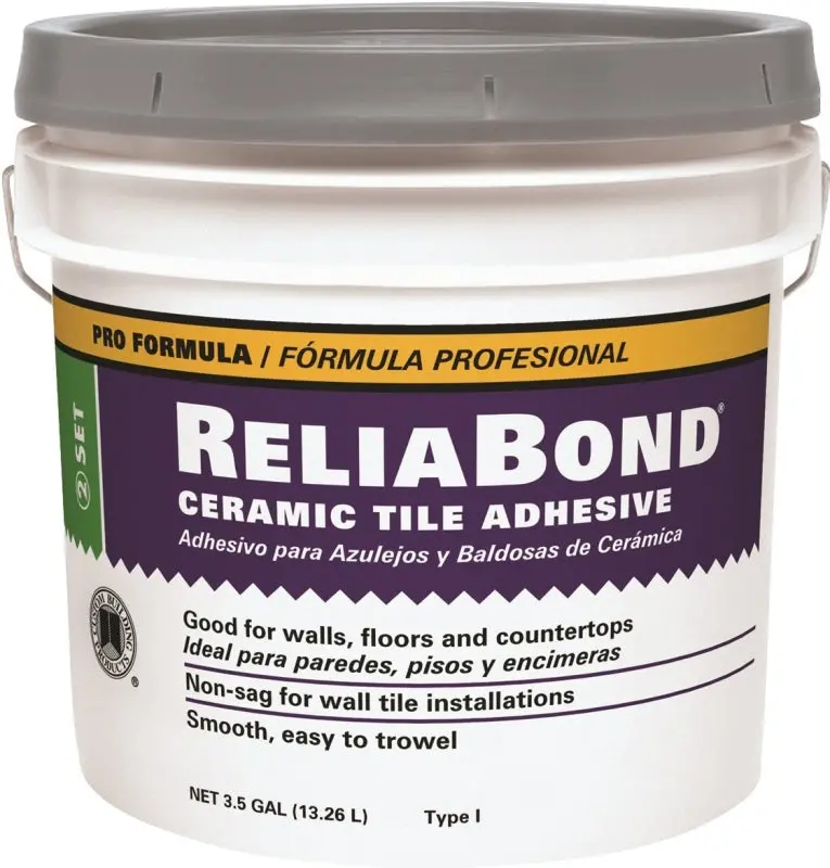 Custom Rbm3 White Tile Adhesive – High-Performance Polymer-Modified Mortar, 3.5-Gallon Pail 1