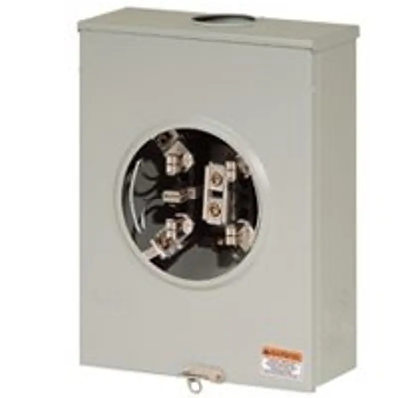 Cutler-Hammer Ughtrs213Be Single-Phase Meter Socket – 200A, 600V, 5-Jaw Design, 1-Socket Configuration 1