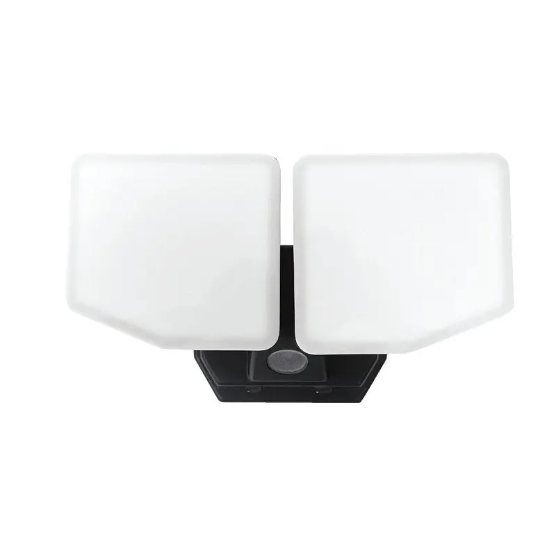 D2D 3000-Lumen Led Flood Light – Ac-Driven, Dual-Head, Black Housing 1
