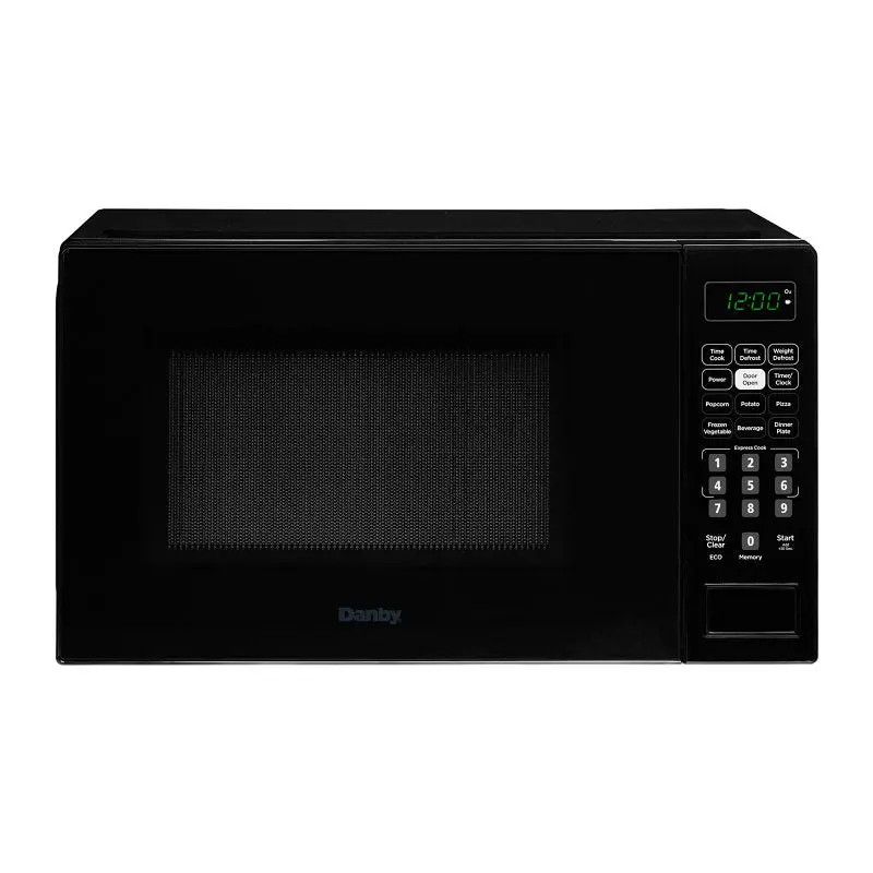 Danby Countertop Microwave – 0.7 Cu. Ft., 700W, Dual-Stage Cooking, Matte Black Finish 1