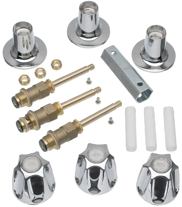 Danco 39619 Chrome Tub And Shower Remodeling Kit – Universal Retrofit Conversion Set 1