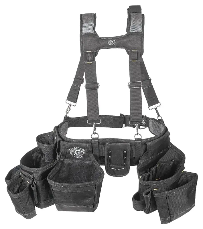 Dead On Hdp369857 Framer’S Suspension Rig – 52" Waist, 19-Pocket Tool Belt, Black Poly Fabric 1